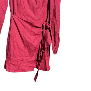 Princess Polly The Villa Mini Dress In Burgundy Size 6 thumbnail 8