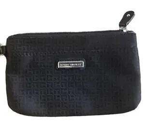 Tommy Hilfiger Wristlet Front Pocket Inner Zip Pocket Black Size Small thumbnail 1