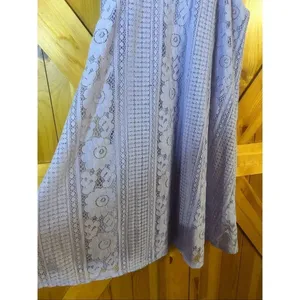 Francesca’s Lined Orchid Lace High Neck Sleeveless Dress NWT Size Small (5677) thumbnail 2