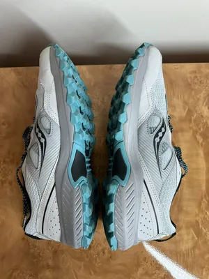 Saucony Excursion TR16 Trail Running Shoes Gray Teal Womens 10 Athletic Hiking thumbnail 7