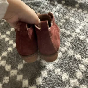 Lucky Brand Shoes Womens Size 8M Brown Suede Ankle‎ Booties Low Heel Kimbery thumbnail 5