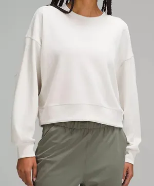 Lululemon Perfectly Oversized Cropped Crew thumbnail 1