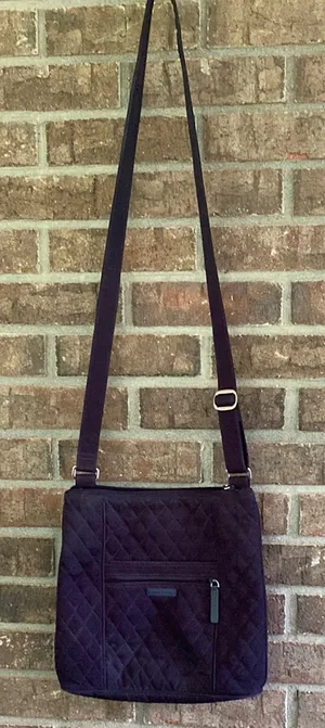 Vera Bradley Navy Quilted Crossbody Bag thumbnail 1