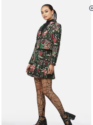 ModCloth Black Friday Grove Mushroom Crop Jacket Blazer NEW with tag W2408 Sz 6 thumbnail 4