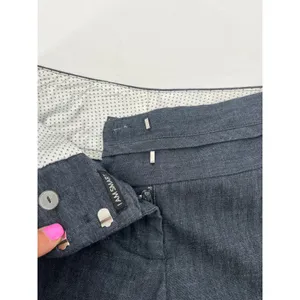 Maurices I Am Smart Crop Pants Women 0‎ Blue Indigo Cotton Blend Preppy Stretch thumbnail 6