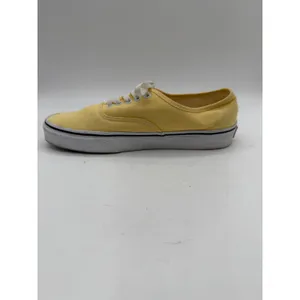 Vans Authentic Low Top Sneakers Women's 10 Yellow Skateboarding Retro Casual thumbnail 7
