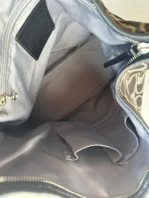Coach Black Grey Shoulder Bag thumbnail 6