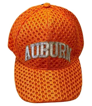 Auburn Tigers Hunter Orange Mesh Ball Cap Adjustable Strap‎ War Eagle NWOT thumbnail 1