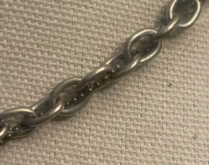 Vintage Filagree Heart Toggle Necklace Silver thumbnail 3