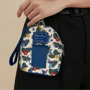 NWOT Disney Parks LOUNGE FLY mini stitch & lilo wristlet Fanny pack backpack thumbnail 1