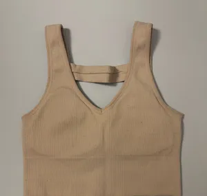 Ribbed Athletic Longline Sports Bra thumbnail 1