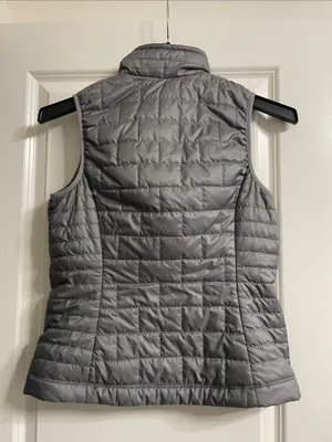 Patagonia Women’s Nano Puff Vest Size Small Gray Full Zip Insulated Puffer thumbnail 8