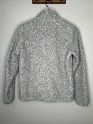 Uniqlo Grey Teddy Jacket Size M thumbnail 2