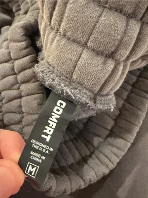 Comfrt sweatpants and sweatshirt set steel grey thumbnail 2