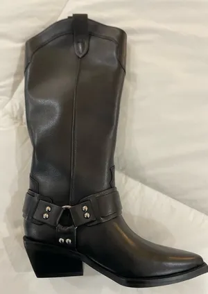 Marc Fisher black leather Boots thumbnail 1