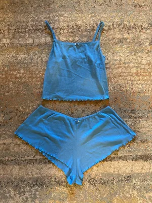 Colsie Pajama Set Blue Size M thumbnail 1