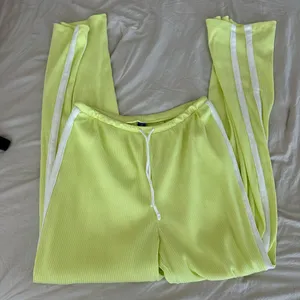 TALL yellow green Old Navy track pants thumbnail 2