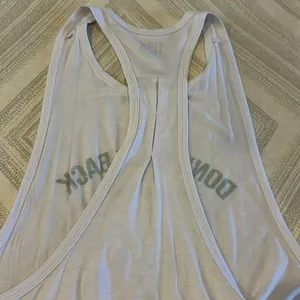 House of Tens Women’s White ‘Don’t Look Back’ White Tank Top - Size L thumbnail 5