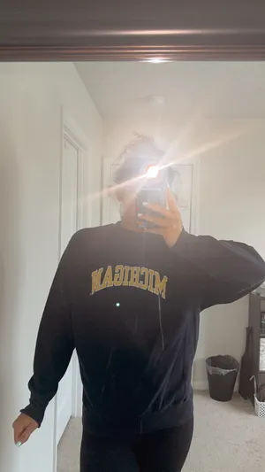 Steve & Barry's Vintage University of Michigan Crewneck thumbnail 2