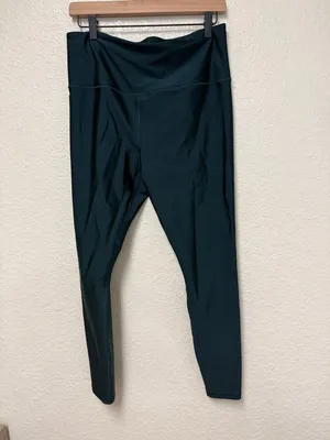 ATHLETA Elation Sheen Tight High-Waist Forest Green Active Leggings thumbnail 5