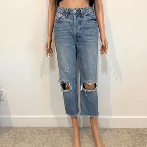 We the Free People 27 tapered cropped distressed button fly jean J2 2728 thumbnail 12