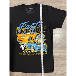 Fast & Furious Graphic Women T-Shirt S Black Toyota Supra Nissan Skyline Racing thumbnail 7