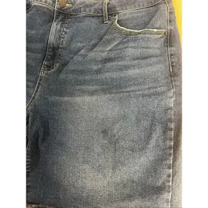 Terra & Sky Blue Denim High-Ruse Women Bermuda Plus Size 22W Cotton Stretch thumbnail 7