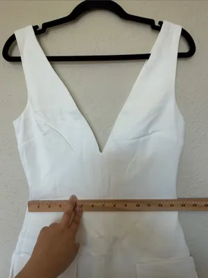 HOUSE OF CB OLYMPIA White Plunge MINI DRESS NWOT‎ Size M thumbnail 6