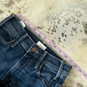 MOTHER DENIM The Hustler‎ Ankle Fray In Bake Sale Brawl Size 24 thumbnail 8