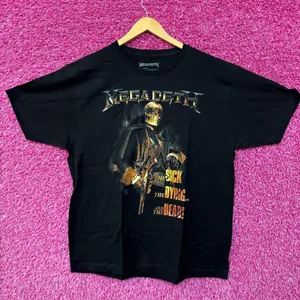 Megadeth the sick the dying and the dead tour shirt size XL thumbnail 1