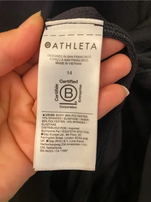 Athleta Venture out Black Zip-Front Tank Active Dress thumbnail 10
