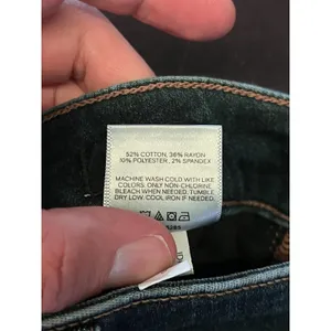 Express Curvy Skinny Mid Rise Jeans Womens 4L Med Wash Distressed Tall Denim thumbnail 9