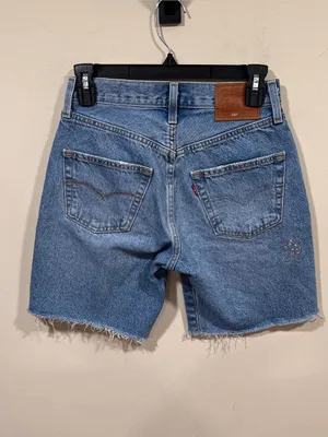 NWT Levi's® 501® Original High Rise Mid Thigh Denim Shorts size 23 thumbnail 5