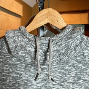 Carhartt Scuba Neck Hoodie Women’s Size Small Heather Gray Workwear Pullover thumbnail 4
