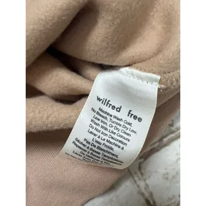 Wilfred Free Womens Sweater Size X-Small Logo‎ Brown Pullover Knit Sweatshirt thumbnail 6
