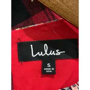 Lulus Red Paisley Mini Dress‎ High Neck Shift Small Boho Festival thumbnail 8