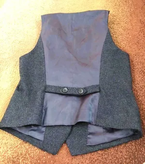 J.Jill Gray sleeveless vest never worn button down thumbnail 2