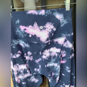 Lululemon Align Leggings High Rise Pants 28" Circulate Tie Dye Mineral navy thumbnail 5
