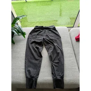OFFLINE by Aerie Charcoal Gray Heather Joggers Foldover‎ Waistband Small S thumbnail 2