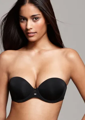 Calvin Klein Naked Glamour Strapless Underwire Push-Up Bra thumbnail 1