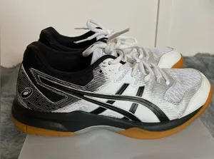 Asics Women’s Black and White Athletic Shoes thumbnail 1