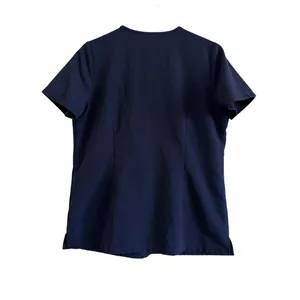 FIGS Casma Scrub Top Navy Blue Short Sleeve Medical Uniform Size Medium FW1100 thumbnail 4