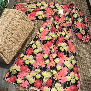 NWT TYLER BOE Britt A-line Dress In Pink thumbnail 1
