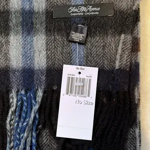 NWT Saks Fifth Avenue Cashmere Scarf thumbnail 3