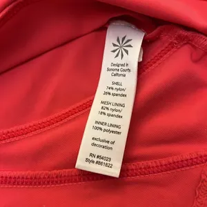 Athleta Energy Workout cycling tank‎ top size S thumbnail 7