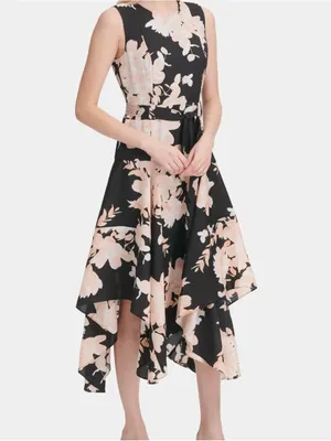 Calvin Klein Floral Midi Dress thumbnail 8
