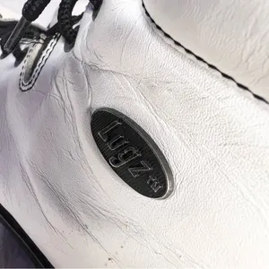 Vintage Y2K Lugz White Leather Combat Boots Women’s Size 8.5 thumbnail 7