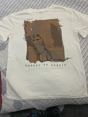 Modern Lux White graphic shirt thumbnail 1