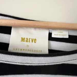 Anthropologie Maeve Flouncy Stripe Women's Blouse Top Shirt Large Ruffle Cuff‎ thumbnail 4