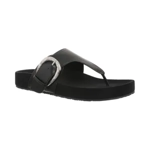 Style & Co. Womens Zayaa Flat Sandals Black 6M thumbnail 7
